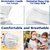 Disposable Face Masks, 3-Ply Anti Dust Breathable Earloop Face Mask, Comfortable Reusable Non-Woven Filter pack- 100