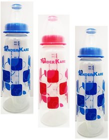 Tender Kare Designer Feeding Bottles (250ml3) (Pack of 3)