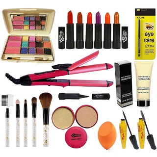                       SWIPA All In One Makeup Kit Combo For Women And Girls-SDL21005(11 Items in the set)                                              