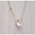 5.5 Carat Stone rose quartz Gold Plated Pendant Without chain by Jaipur Gemstone