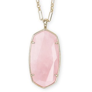                       7.5 Ratti  rose quartz Pendant Natural Gold Plated Stone Without chain by Jaipur Gemstone                                              