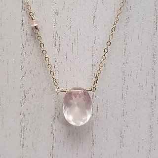                       Natural Lab Certified 8.5 carat 100% Original rose quartz Pendant Without chain by Jaipur Gemstone                                              