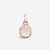 rose quartz Pendant Natural Unheated Stone 6.5 Carat gold plated Pendant Without chainBy Jaipur Gemstone