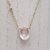 Natural Lab Certified 7 carat 100% Original rose quartz Pendant Without chain by Jaipur Gemstone