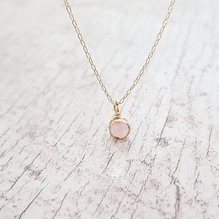Natural  Unheated Stone 9.5 Ratti rose quartz Gold Plated Pendant Without chain by Jaipur Gemstone