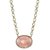 9.5 Ratti Natural IGI Lab Certified  rose quartz Without chain Gold Pendant By Jaipur Gemstone