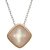 100 % Original Certified Stone 9.5 Carat  rose quartz Gold Plated Pendant Without chain By Jaipur Gemstone