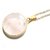 9.5 ratti stone pure  rose quartz Gold Plated Pendant Without chain by  Jaipur Gemstone