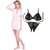 Night dress Nighty With robe And  Lingerie set for Women/Ladies/Girls Nightwear Net babydoll dress