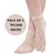 N2S NEXT2SKIN Women's Cotton Low Ankle Length Thumb Socks - Pack of 3 Pairs (Skin:Skin:Skin)