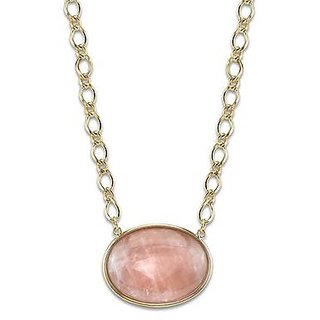                       5.5 Ratti Natural IGI Lab Certified  rose quartz Without chain Gold Pendant By Ceylonmine                                              