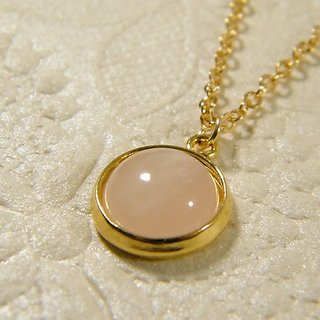                       100 % Natural  rose quartz 5.5 Carat Gold Plated Pendant Without chain by Ceylonmine                                              