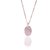 6.5 Carat Original Panchdhatu Without chain rose quartz gold plated Pendant by Ceylonmine