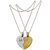 Sullery Friendship Day Gift Best Friend Broken Heart Gold And Silver 02 Necklace Chain