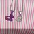 Sullery Valentine Day Gift I Love You Dual Heart Couple Locket Multicolor 02 Necklace Chain