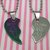 Sullery Friendship Day Gift Best Friend Broken Heart Multicolor 02 Necklace Chain