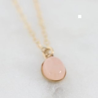 8.25 Ratti rose quartz Without chain Gold Plated Pendant for Unisex by Ceylonmine