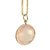 Natural 8.25 Ratti rose quartz Without chain gold plated Pendant by Ceylonmine