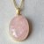 8.5 ratti stone pure rose quartz Gold Plated Pendant Without chain by Ceylonmine