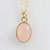 9.25 ratti natural rose quartz pure Gold Plated Pendant Without chain by Ceylonmine