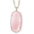 9.25 Ratti  rose quartz Pendant Natural Gold Plated Stone Without chain by Ceylonmine