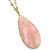 rose quartz  Pendant 9.25 carat Gold Plated Pendant Without chain  by  Ceylonmine
