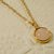rose quartz Pendant with 100 Original 9.5 Ratti Lab Certified Without chain Gold Plated Pendant by Ceylonmine