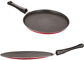 Nirlon Non-Stick Aluminium Cookware Set, 2-Pieces, Red (2.6mmFT1CT11)