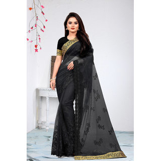 Shopclues sarees party wear embroidery outlet