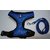 Cat Vest Body Harness Blue with Nylon Lease Size M(Medium) Neck Size 32 cm circumferences - Pls Check Size Before Buy