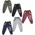 Jisha Hosiery Multicolor Plain Trackpant for Kids Set of 5