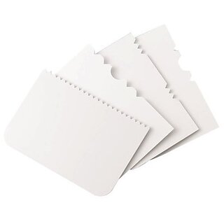 sell net retail  Plastic Cake Scrapers Set for Icing, 4-Pieces, White