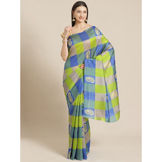                       Sharda Creation Multicolour Art silk Saree                                              