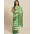 Sharda Creation Green Block Printed Saree