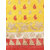 Sharda Creation Yellow And Red Polka Dot Printed Saree