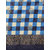 Sharda Creation Dark Blue Checked Woven Design Printed Saree