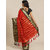 Sharda Creation Red And Black Embellished Saree