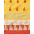 Sharda Creation Yellow And Red Polka Dot Printed Saree