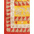 Sharda Creation Yellow And Red Polka Dot Printed Saree