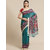 Sharda Creation Green Animal Print Saree
