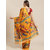Sharda Creation Yellow Animal Printed Saree