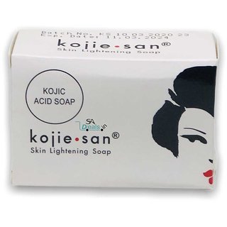                       Kojie San Skin Lightening Kojic Acid Soap - 135g Fades age spots, freckles, and other signs of sun damage, heals acne bl                                              