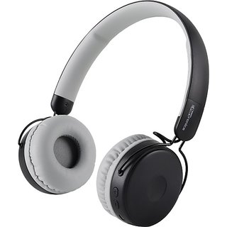 Portronics Por-1073 Muffs M Bluetooth Over The Ear Headset Grey