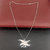Sullery Stylish Eagle Bird Locket Silver Necklace Chain