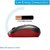 Portronics Toad 12 Bluetooth Optical Mouse (2.4GHz Wireless, Black, Red)