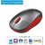 Portronics Toad 12 Bluetooth Optical Mouse (2.4GHz Wireless, Black, Red)