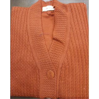                       Ladies Knitted V Neck Sweater Only L Size                                              