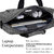 MSPRO Office Laptop Bags Briefcase 15.6 Inch for Women and Men (Grey)