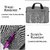 MSPRO Office Laptop Bags Briefcase 15.6 Inch for Women and Men (Grey)