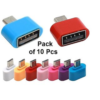 OTG USB Adapter (10 Pcs) For Smartphones and Tablets
